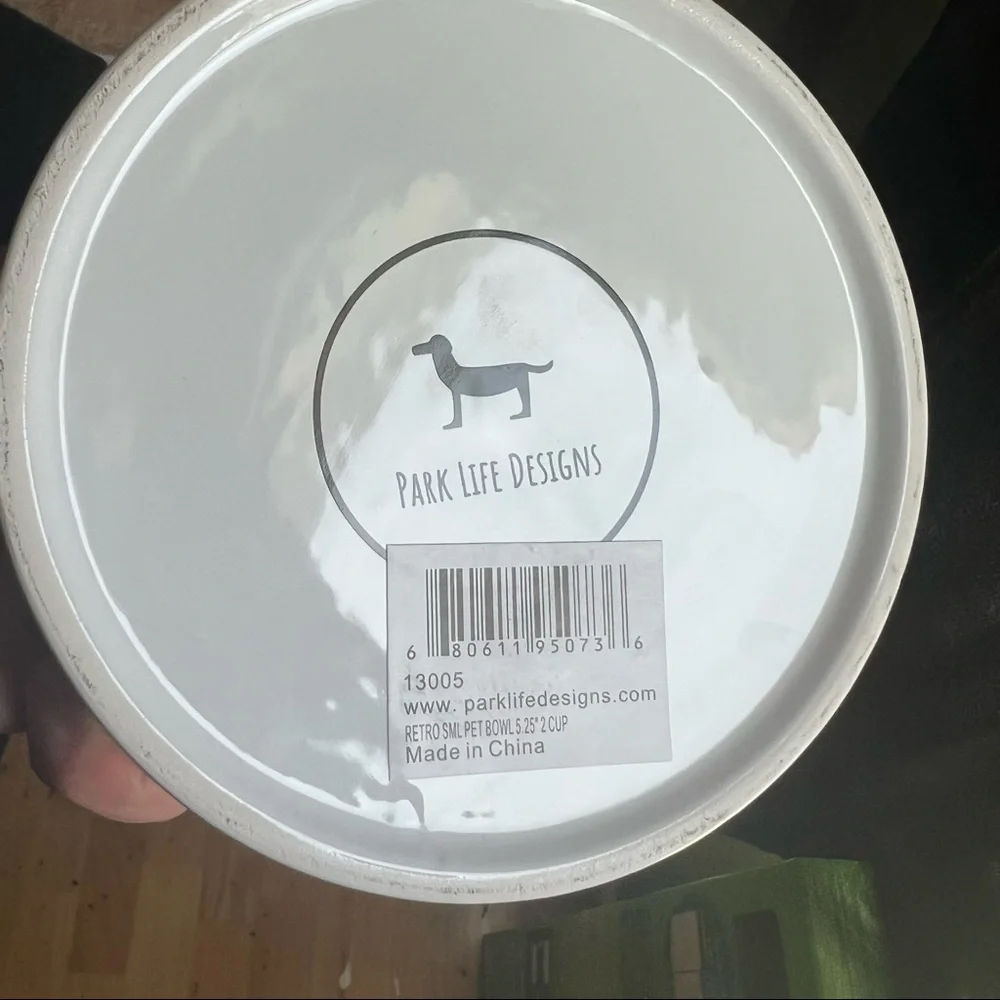 Park Life Designs Retro Pet Bowl